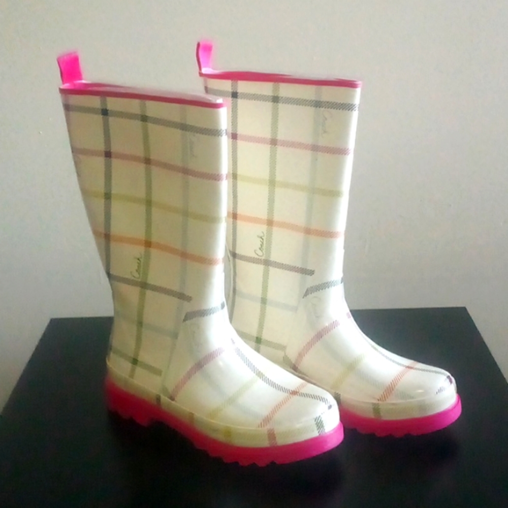 Coach Paisley Rain Boot